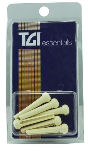 TGI Bridge Pins - Plastic Cream, with Dot