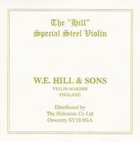 W. E. Hill Violin String E. Loop End. Weak