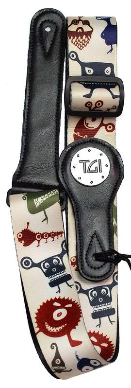 TGI Guitar Strap Aliens