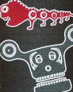 TGI Guitar Strap Aliens Black Product Image