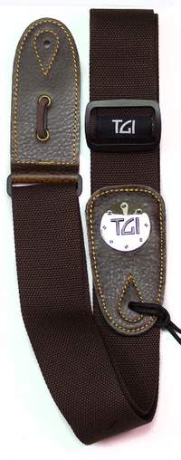 TGI Guitar Strap Woven Brown