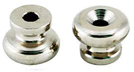 TGI Guitar Strap Buttons Nickel Pack of 2