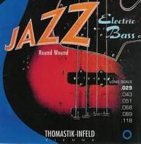 Thomastik Jazz Bass Strings SET. Roundwound. 5 String. Gauge 43-118