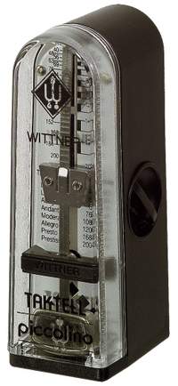 Wittner Metronome. Taktell Piccolino. Black