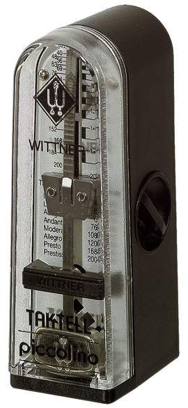Wittner Metronome. Taktell Piccolino. Black