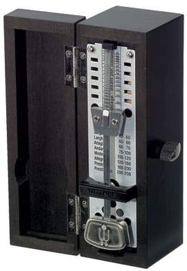Wittner Metronome. Taktell Super Mini. Wooden. Blackwood