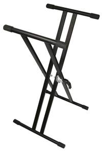 TGI Keyboard stand. Double Braced. Black