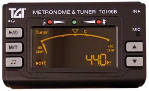 TGI Tuner Chromatic Tuner & Metronome with Clip On Sensor