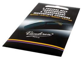 Vandoren Mouthpiece Cushions - Thin 0.35mm Transparent (Pack of 6 Patches)