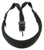 Neotech Pad-It Sax Strap Black X-Long - Metal Hook Product Image