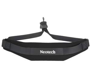 Neotech Soft Sax Strap Black X-Long - Metal Hook
