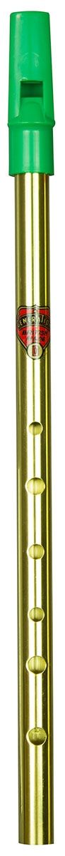 Flageolet D Brass. Green Top