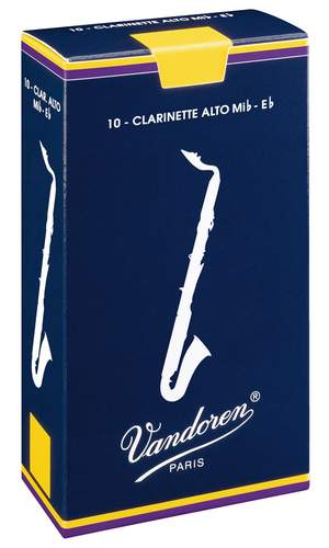 Vandoren Alto Clarinet Reeds 1 Traditional (10 BOX)