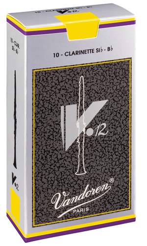 Vandoren Bb Clarinet Reeds 2.5 V12 (10 BOX)