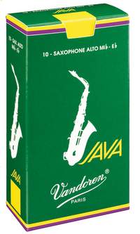 Vandoren Alto Sax Reeds 1.5 Java (10 BOX)