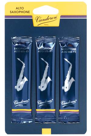 Vandoren Alto Sax Reeds 1.5 Traditional (3 Pack)