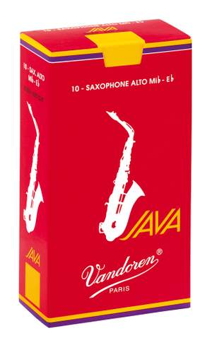 Vandoren Alto Sax Reeds 3 Java Red (10 BOX)