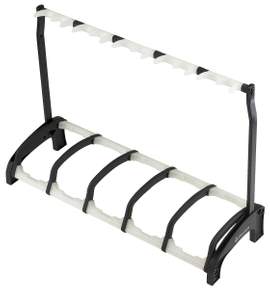 K&M Acoustic/Electric/Bass Guitar Stand (5 Guitars)
