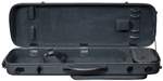 Hidersine Violin Case - Polycarbonate Oblong Brushed Silver Product Image
