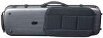 Hidersine Violin Case - Polycarbonate Oblong Brushed Silver Product Image