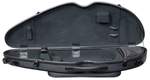 Hidersine Violin Case - Polycarbonate Halfmoon Brushed Silver Product Image
