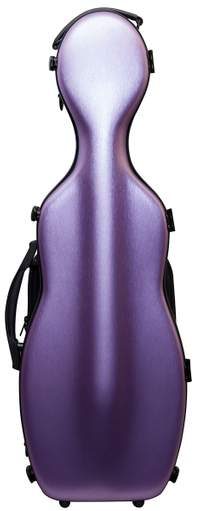 Hidersine Violin Case - Polycarbonate Gourd Brushed Purple