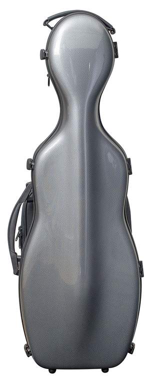 Hidersine Violin Case - Polycarbonate Gourd Carbon Fibre Effect