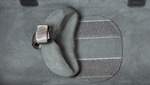 Hidersine Viola Case - Polycarbonate Oblong Brushed Silver Product Image