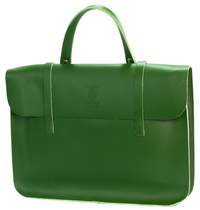 Montford Leather Music Case - Olive Green