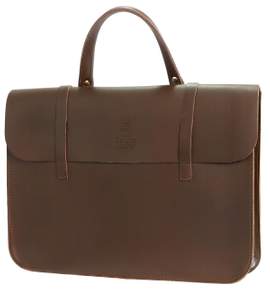 Montford Leather Music Case - Brown