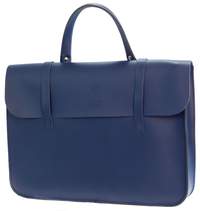 Montford Leather Music Case - Navy