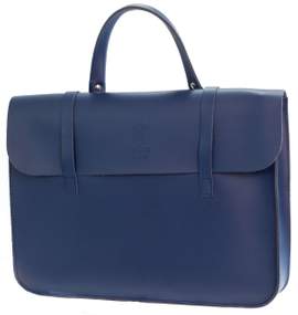Montford Leather Music Case - Navy