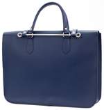 Montford Leather Music Case - Navy Product Image