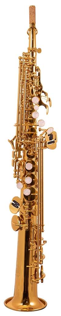 Trevor James 'The Horn' Soprano Sax Outfit 2 Piece - Gold Lacquer