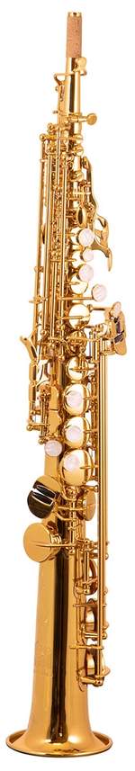 Trevor James 'The Horn' Soprano Sax Outfit 2 Piece - Gold Lacquer Product Image