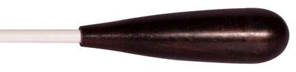 Montford Baton 16" White Lacquer Ebony Taper