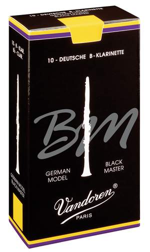 Vandoren Bb Clarinet Reeds 6+ Black Master Traditional (10 BOX)