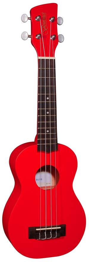 Brunswick Soprano Ukulele Red Gloss - Aquila Strings