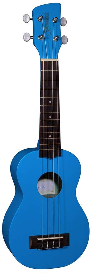 Brunswick Soprano Ukulele Blue Gloss - Aquila Strings