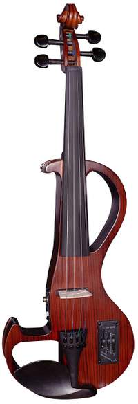 Hidersine Electric Violin Outfit - Zebrawood Finish