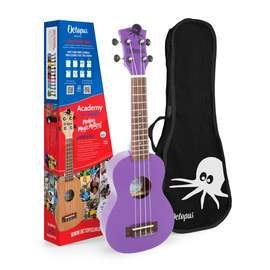 Octopus Academy soprano ukulele - Purple