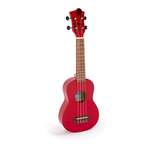 Octopus Academy Soprano Ukulele ~ Candy apple red Product Image