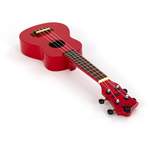 Octopus Academy Soprano Ukulele ~ Candy apple red Product Image