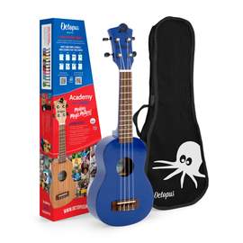 Octopus Academy soprano ukulele - Dark blue