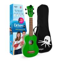 Octopus Academy soprano ukulele - Green