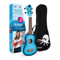 Octopus Academy soprano ukulele - Light blue burst