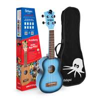 Octopus Academy soprano ukulele - Light blue burst