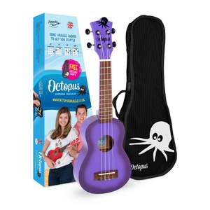 Octopus Academy soprano ukulele - Purple burst