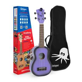 Octopus Academy soprano ukulele - Purple burst