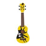 Octopus Academy graphic soprano ukulele - Yellow with Octopus Product Image